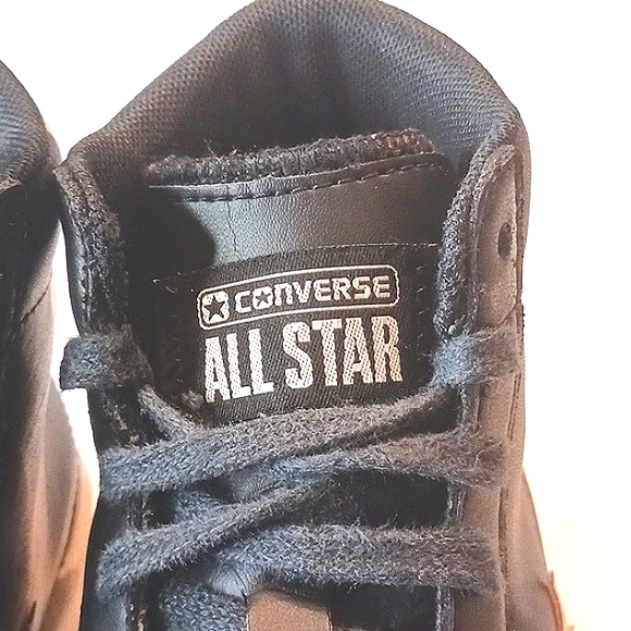 CONVERSE All Star Rayguns/Roswell Pro Leather Black Sneakers Kids Size 5 - Picture 2 of 12